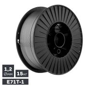 Проволока сварочная MIG, порошковая газозащитная (E71T-1), Ø 1,2 мм, 15 кг
