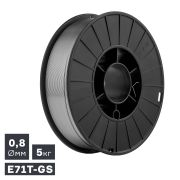 Проволока сварочная MIG, порошковая самозащитная (E71T-GS), Ø 0,8 мм, 5 кг